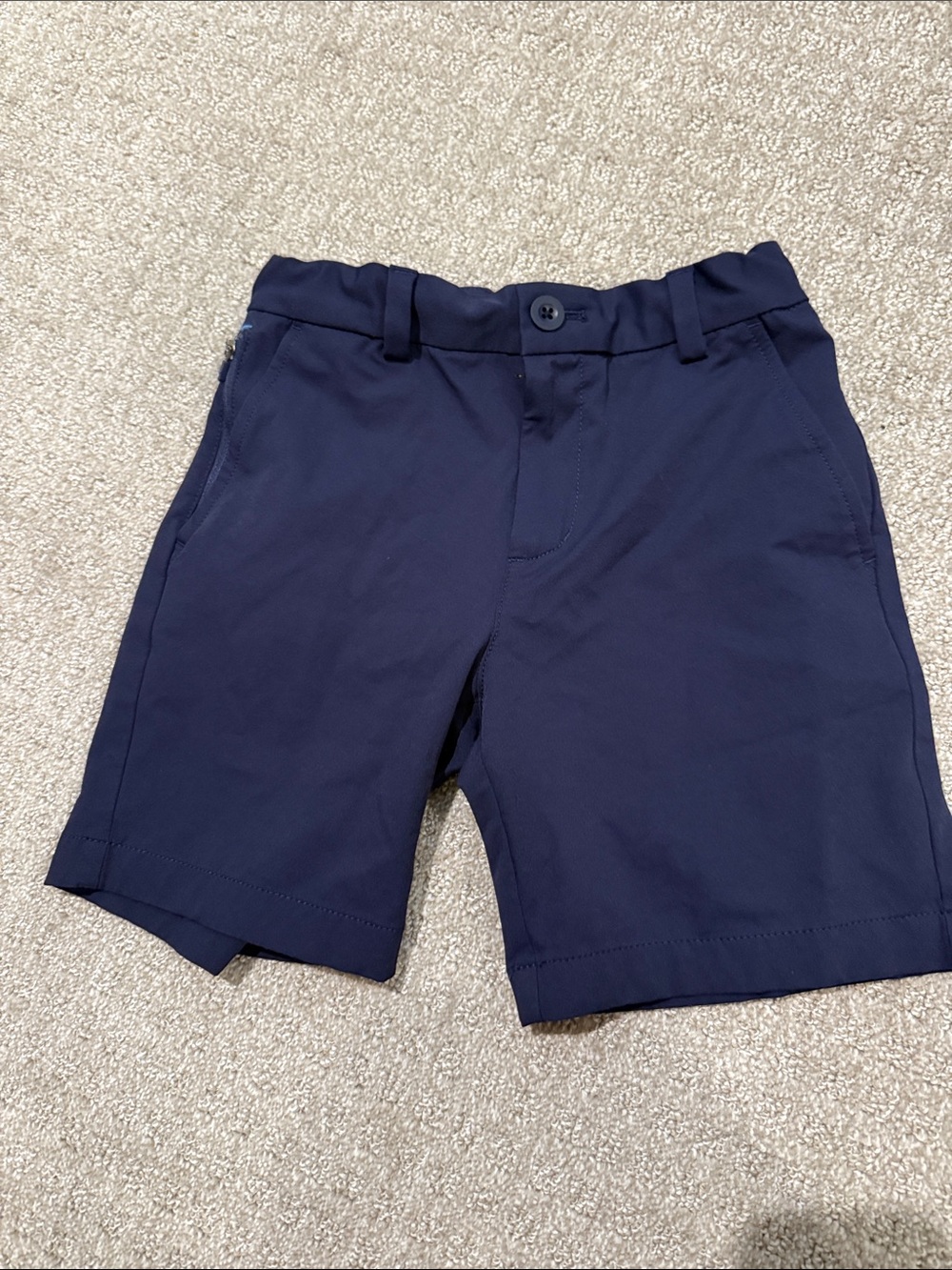 Vineyard Vines Kids Navy Blue Chino Shorts